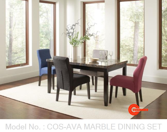 COS-AVA MARBLE DINING SET